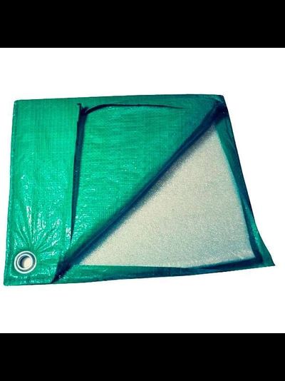 Тент тарпаулин утепленный 120 гр/м2 4 х 6 м (утеплитель 5 мм), с люверсами