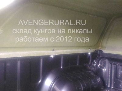 Кунг N-commerce на Toyota Hilux Revo 2015- устанавливается без сверления при помощи 6 струбцин!