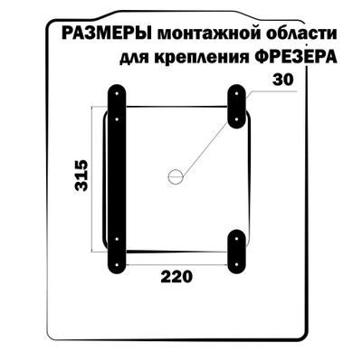 ВЕРСТАК ВРМ Полный комплект, на алюминиевом основании с РАЗМЕТКОЙ