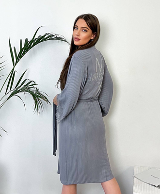 Домашняя одежда Виктория Сикрет 5в1 цвет серый