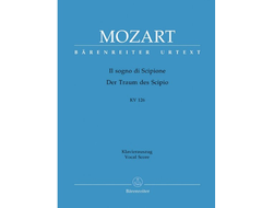 Mozart. Il Sogno di Scipione KV126 Oper, Klavierauszug