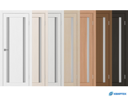 Дверь Оптима Порте царговая экошпон Турин 522АПС.212 молдинг SC/SB купить в Челябинске | КВИРТЕК