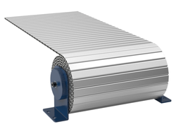 Рулонная металлическая защита направляющих станков