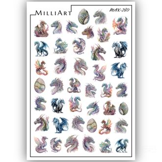 Слайдер-дизайн MilliArt Nails MAX-280