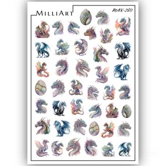 Слайдер-дизайн MilliArt Nails MAX-280