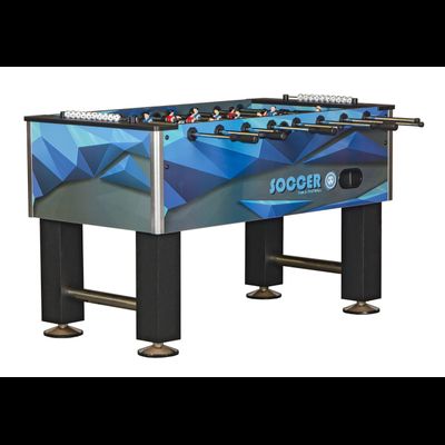 Настольный футбол (кикер) «Roma V» (140×76×87 см, синий)