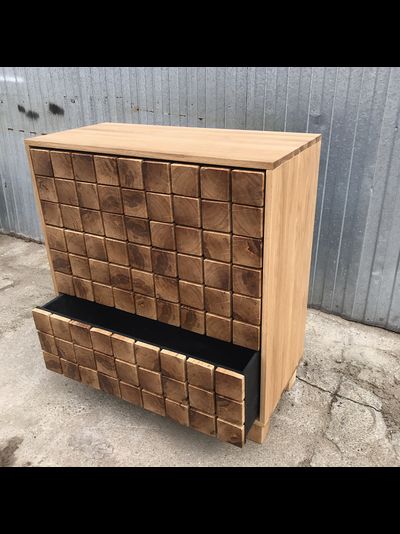 комод из спилов дуба