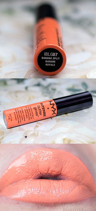 Масляный блеск с интенсивным цветом NYX Intense Butter Gloss 07 Banana Split