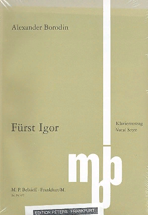 Borodin. Fürst Igor Klavierauszug (dt/fr/ru)