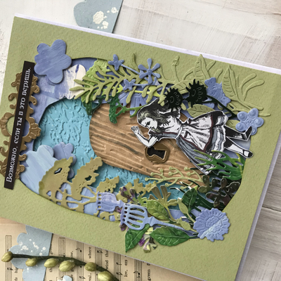 Нож для вырубки "Гуси-лебеди"