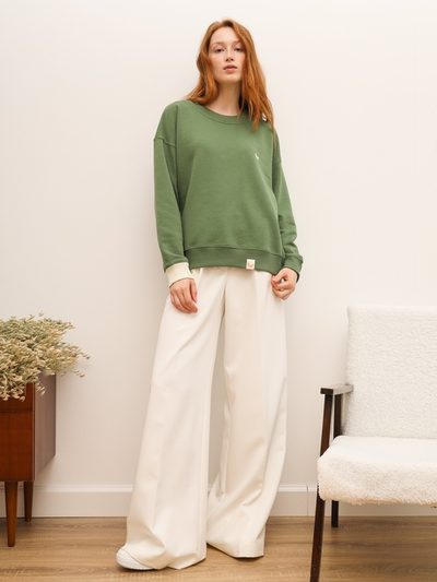 Женский свитшот "Настроение Олива"