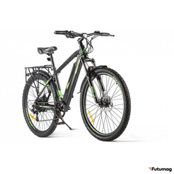 Электровелосипед Eltreco XT 800 Pro (Серо-зеленый)