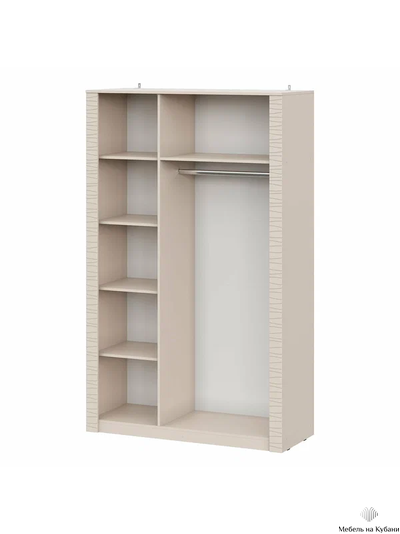 Калипсо Шкаф Комбинированный трехстворчатый Меланж