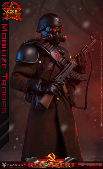 Советский призывник (Conscript, Red Alert 2) - КОЛЛЕКЦИОННАЯ ФИГУРКА 1/6 RED ALERT (FS-73046) - FLAGSET