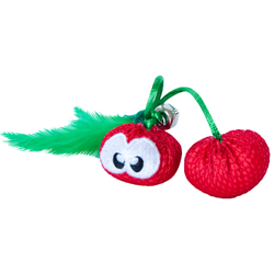 Игрушка для кошек Dental "Вишни" с кошачьей мятой