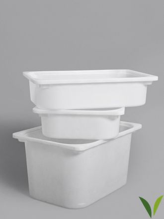 Комплект пластиковых контейнеров для стеллажа Vrost Mini