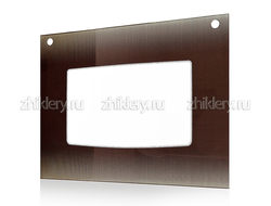 Стекло наружное "GEFEST" мод. 1200С К19, коричневое, 598*450мм (1300.11.0.001-08р.12)