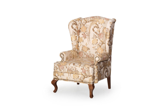 Английское кресло с ушами принт