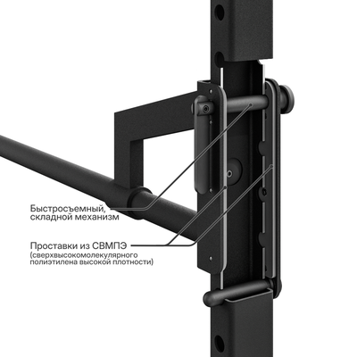 Турник навесной на базовую шину