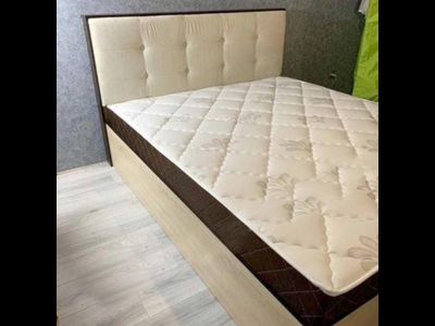 Кровать "Лирика" ЛК-2 с мягким изголовьем 1,4/1.6 настил (ТЭКС)