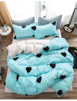 Постельное белье 1.5 спальное TANGO Dream Fly микросатин 150x200x1 180x230x1 50x70x1 70x70x1 DF01-499