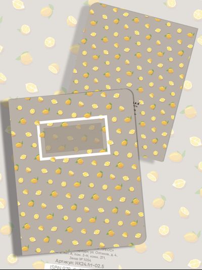 Тетради Милые Фрукты Sweet Fruit's 5 дизайнов - 24 листа