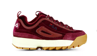 Fila Disruptor 2 Velvet Edition бордовые бархат (36-41)