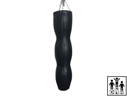 Боксёрский мешок кожа силуэт трехсекционный