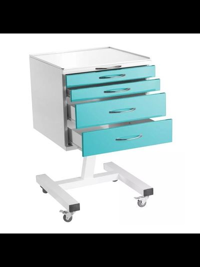 Столик стоматолога СИПС-М-01 с 4-я ящиками м центральным замком