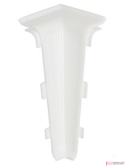 Угол внутренний пластиковый Arbiton Indo 01 Белый, комплект 2 шт