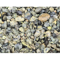 Змеевик зеленая крошка галтованная, фракция 3-5 мм