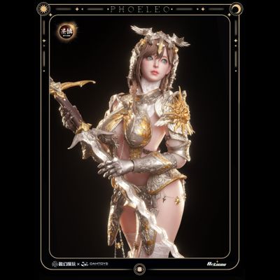 ПРЕДЗАКАЗ - Воительница в стиле фэнтази - Коллекционная фигурка 1/6 Deity Erosion Series White Owl Phoeleo Zinc Alloy Sculpted Hair ver (FSDE-01A) - Fusion Fantasy x DAMTOYS ?ЦЕНА: 31500 РУБ.?