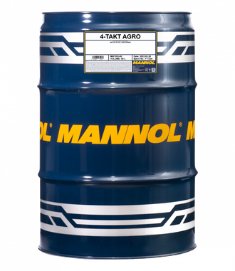 Моторное масло MANNOL 4-Takt Agro SAE 30 MN7203-60 60L (Минеральное)