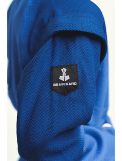 Куртка детская для самбо плетеная ВФС BRAVEGARD Junior синяя