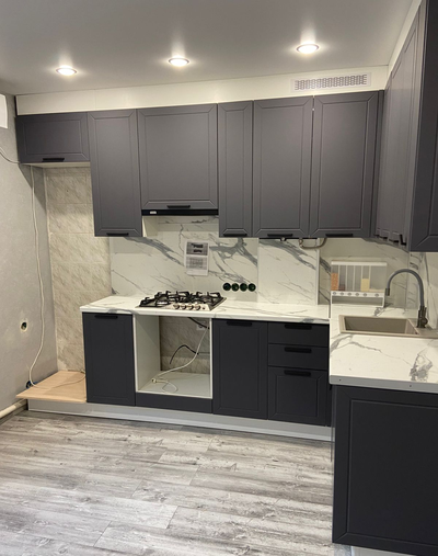 Глетчер Маренго силк модульная кухня