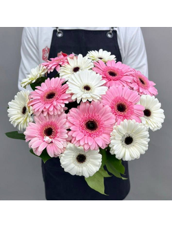 Букет из 15 гербер (цвет на выбор)