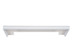 Карниз потолочный Стандарт трехрядный №1-3 белый в инд. уп.200см [56381]