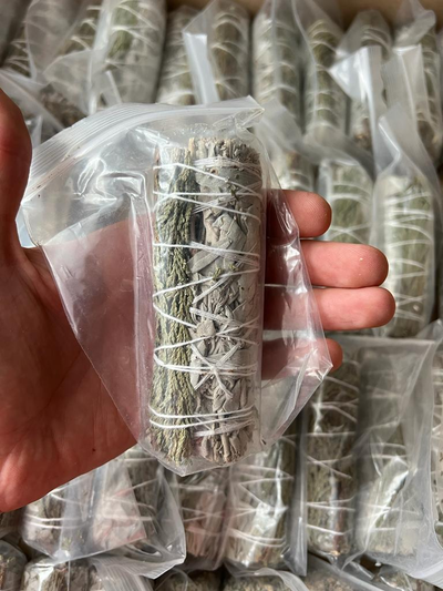 Пучок Белый Шалфей и Кедр 10 см.