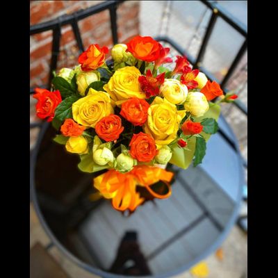 Корзинка с цветами