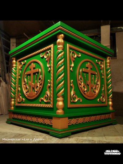 Облачение зелёное с золотом