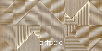 Гипсовая панель FIELDS platinum артикул D-0008-pl