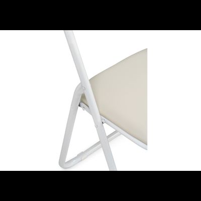 Стул на металлокаркасе Fold 1 складной white