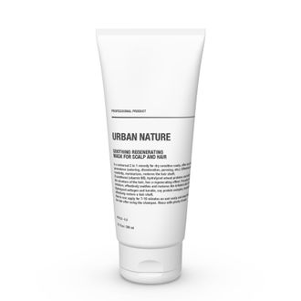 Успокаивающая восстанавливающая маска для кожи головы и волос Urban Nature 200ml