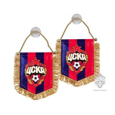 Вымпел ФК ЦСКА 9х11  (на присоске) 12573