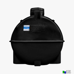 Емкость 3000 литров горизонтальная черная