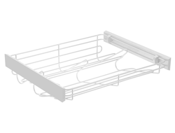 Полка для обуви белая, без направляющих W-WOBU...-BP-10 GTV *