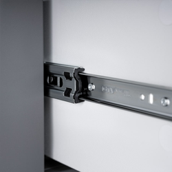 Сага Тумба 3 ящика 1312х622х414 серый/ясень