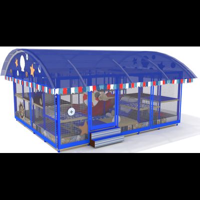 Игровой лабиринт для улицы «Морской» с навесом