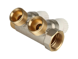 Коллектор STOUT распределительный 3/4", 2 отвода 3/4"ЕК (Арт. SMB 6851 343402)