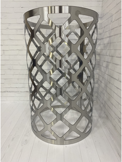 СЕТКА ДЛЯ КАМНЕЙ НА ТРУБУ РАЗБОРНАЯ D310 "КВАДРАТ" НЕРЖАВЕЮЩАЯ СТАЛЬ